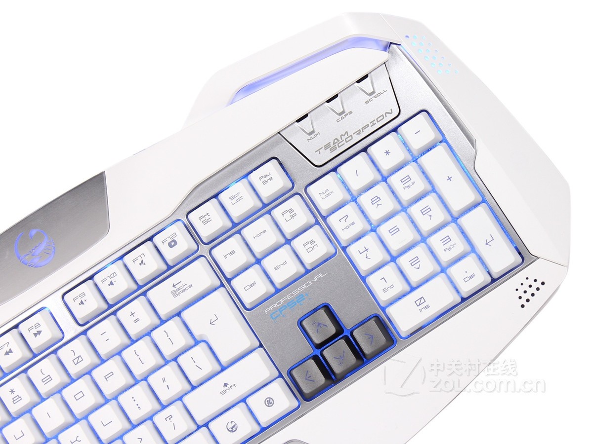 【高清图】 魔蝎(teamscorpion)猎魔者背光键盘局部细节图 图15