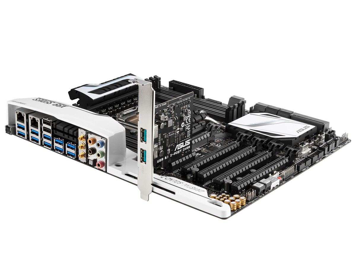 【高清图】 华硕(asus)x99-deluxe/usb3.1整体外观图 图2