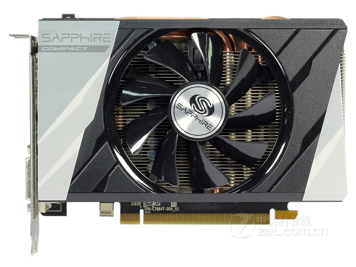 【高清图】 蓝宝石(sapphire)r9 380 2g d5 超白金 itx正面 图3