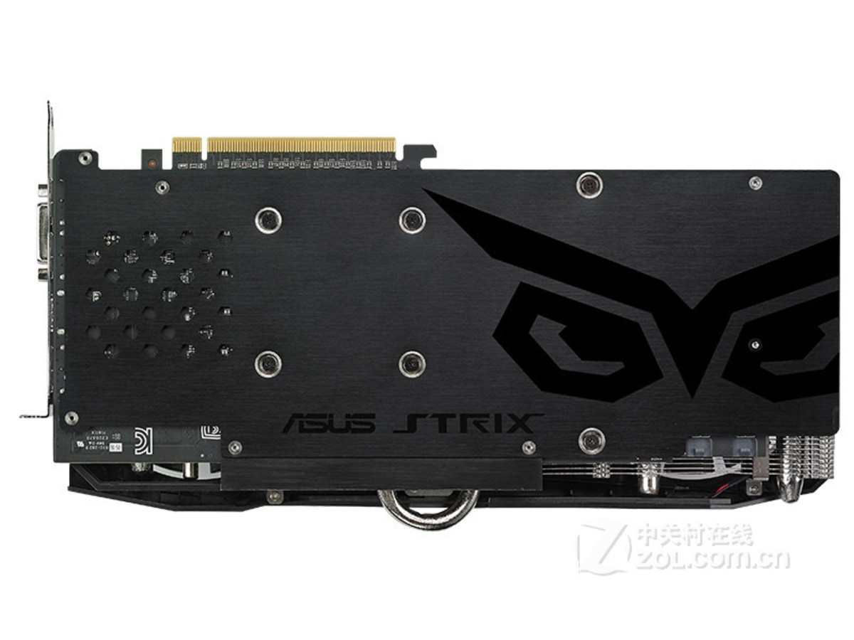 【高清图】 华硕(asus)strix-r9 390-dc3oc-8gd5-gaming整体外观图 图