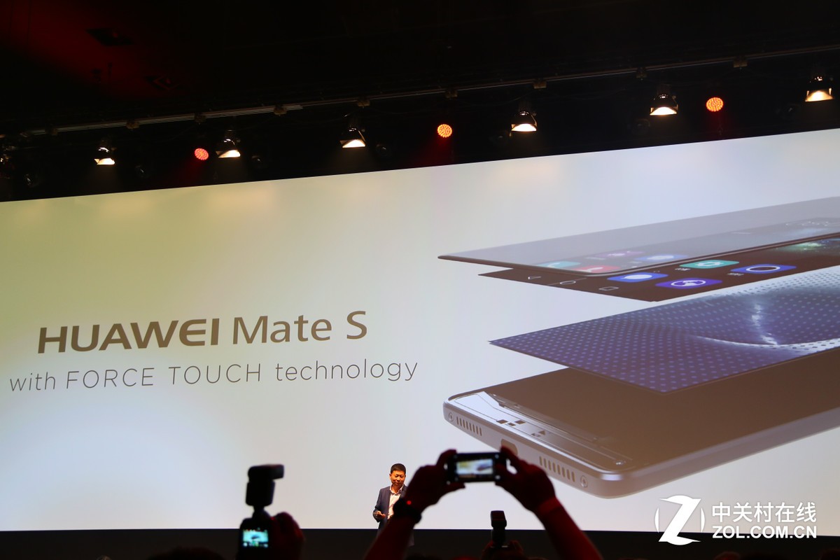【高清图】 华为mate s发布 force touch屏抢先苹果图3