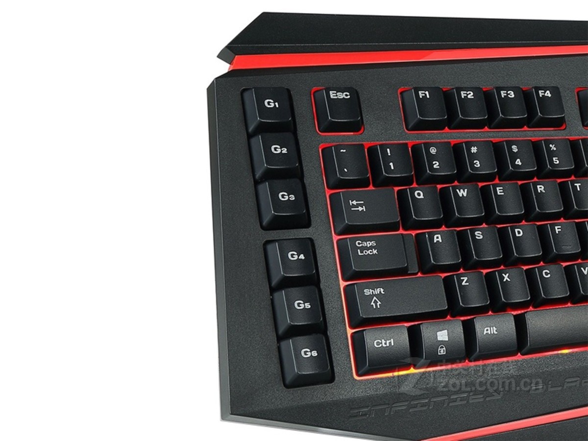 【高清图】 多彩(delux)k9500游戏键盘整体外观图 图9