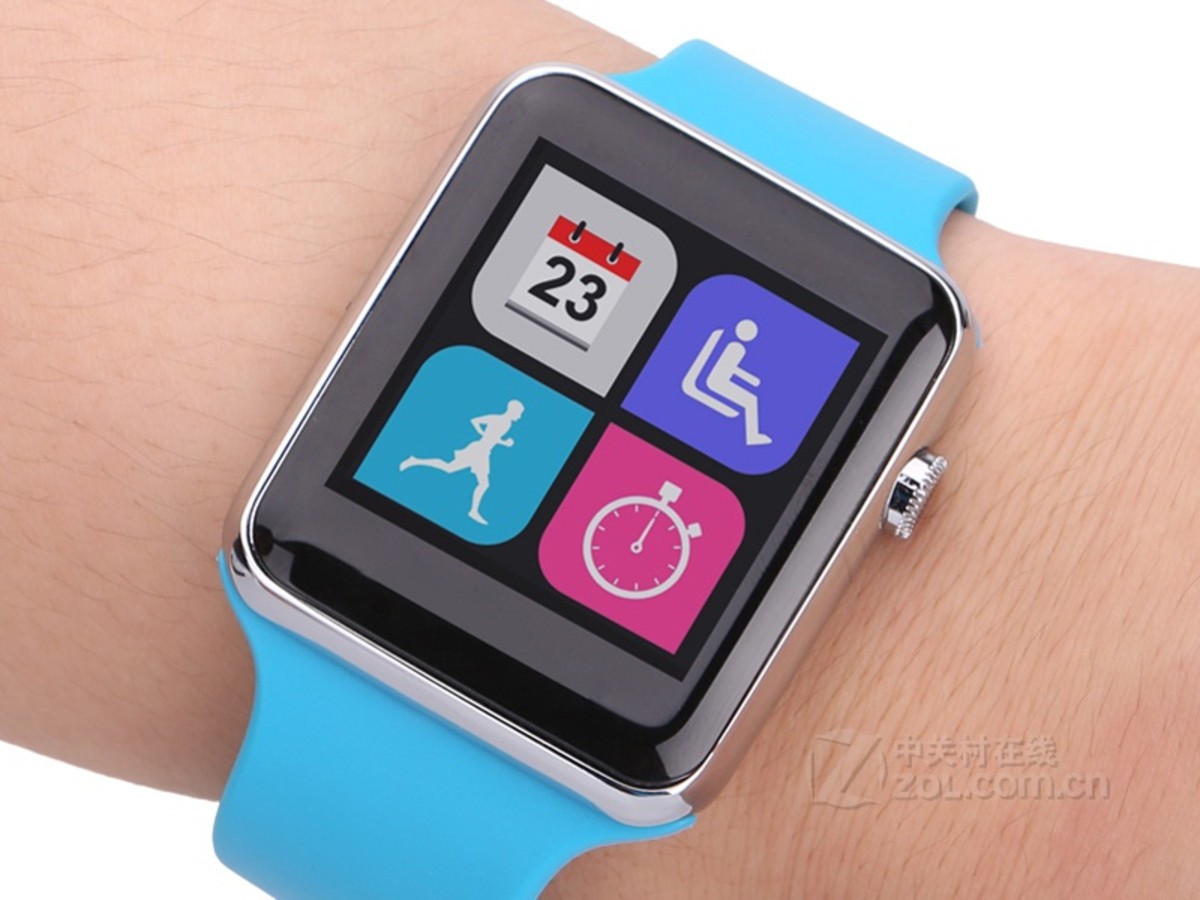 【高清图】 纽曼(newsmy)智能手表(银蓝) 图4