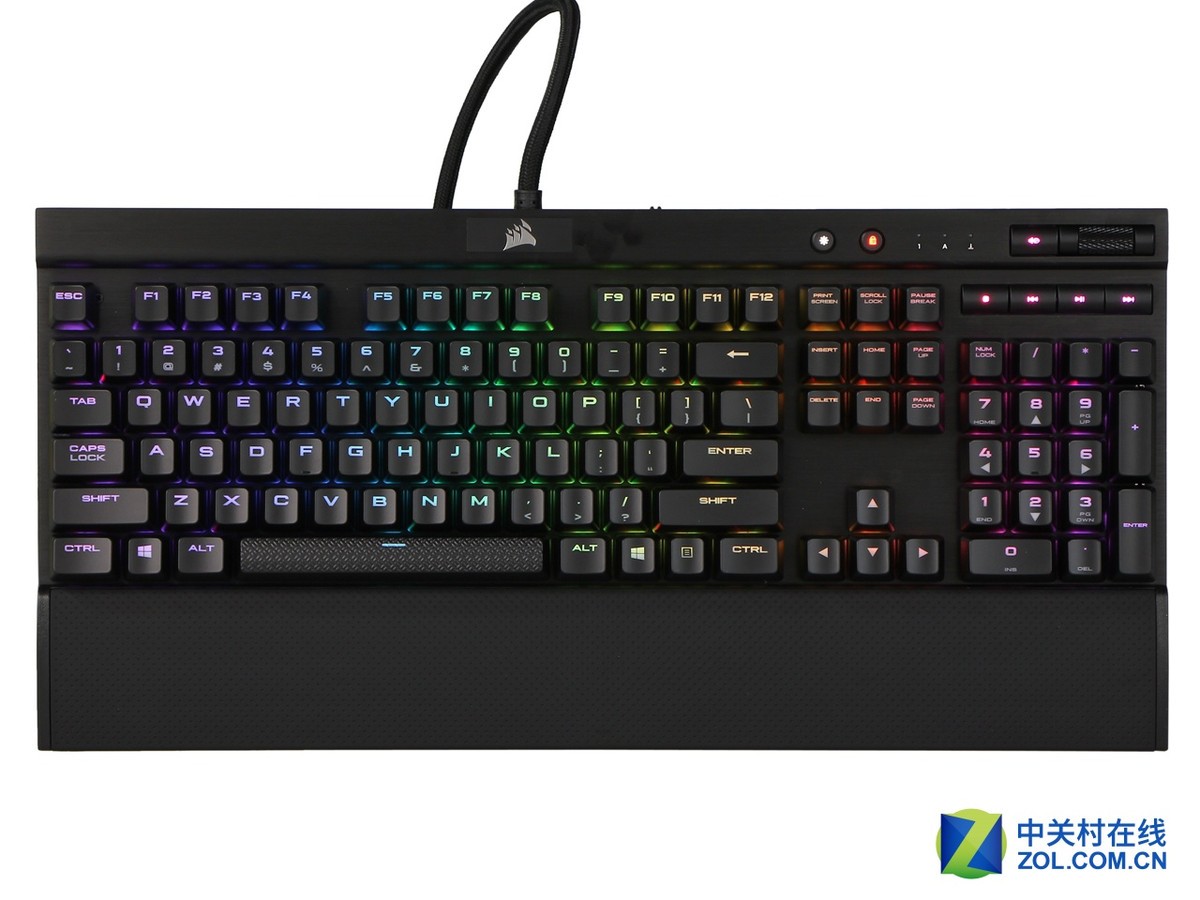 海盗船k70 rgb银轴版机械键盘