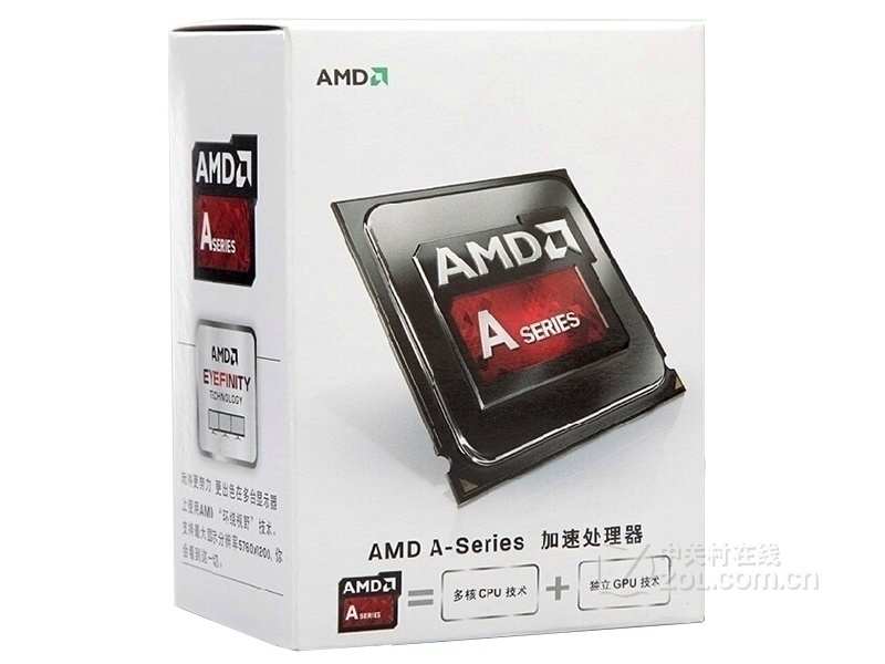 【高清图】 amd(amd)a4-6300(盒)cpu包装 图2