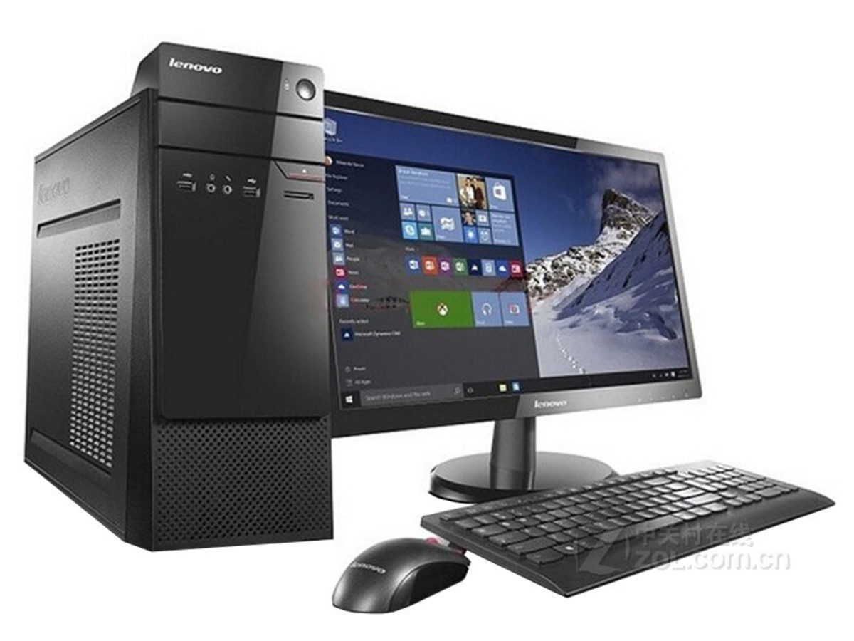 【高清图】联想(lenovo)扬天m4601c(g4400/4gb/500gb/集显)整体外观图