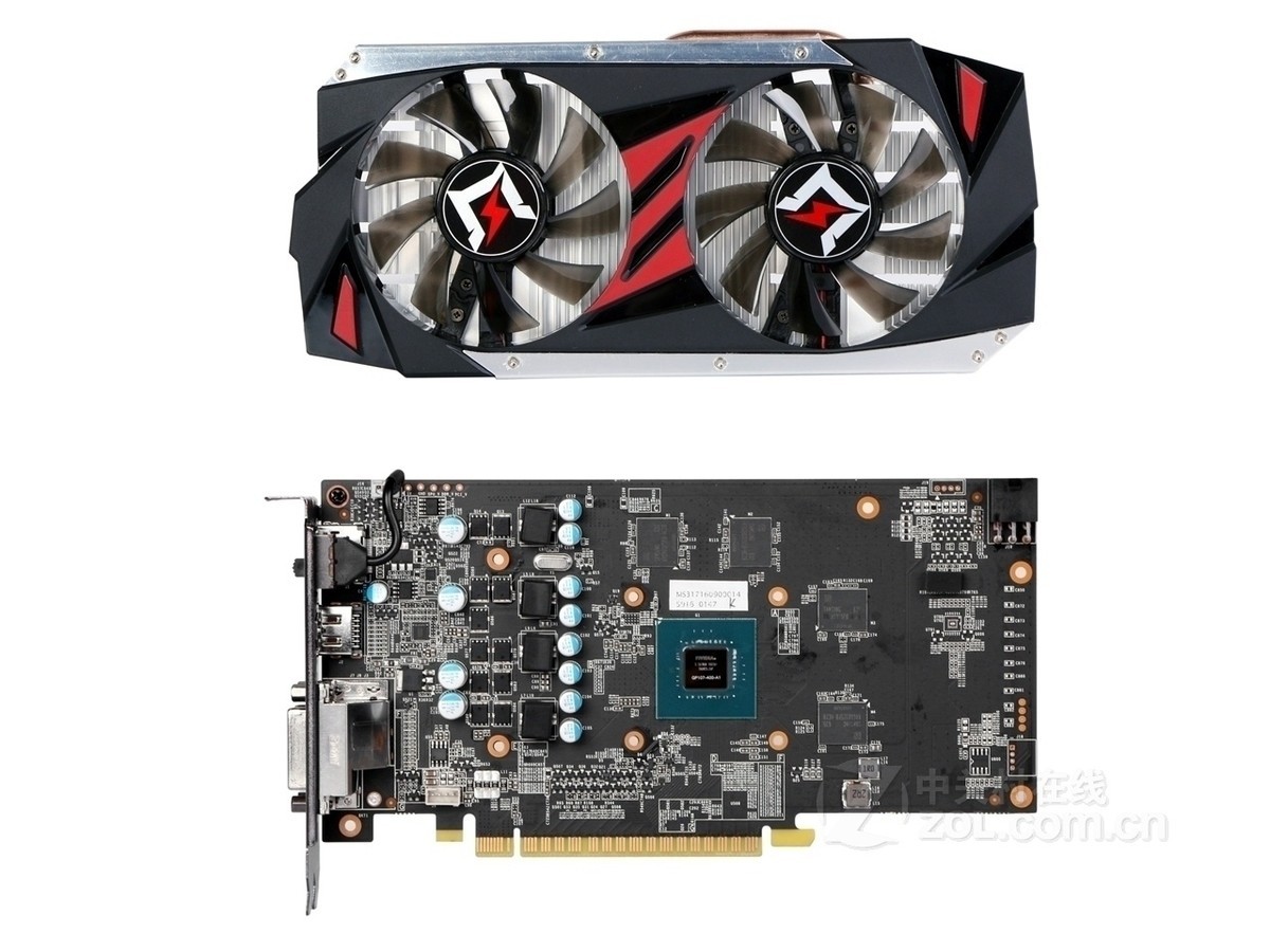 【高清图】 耕升(gainward)gtx 1050ti烈风ex-4g拆解图 图80