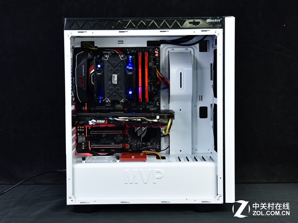 【高清图】 靓丽白色精灵 航嘉mvp2品质机箱评测图13