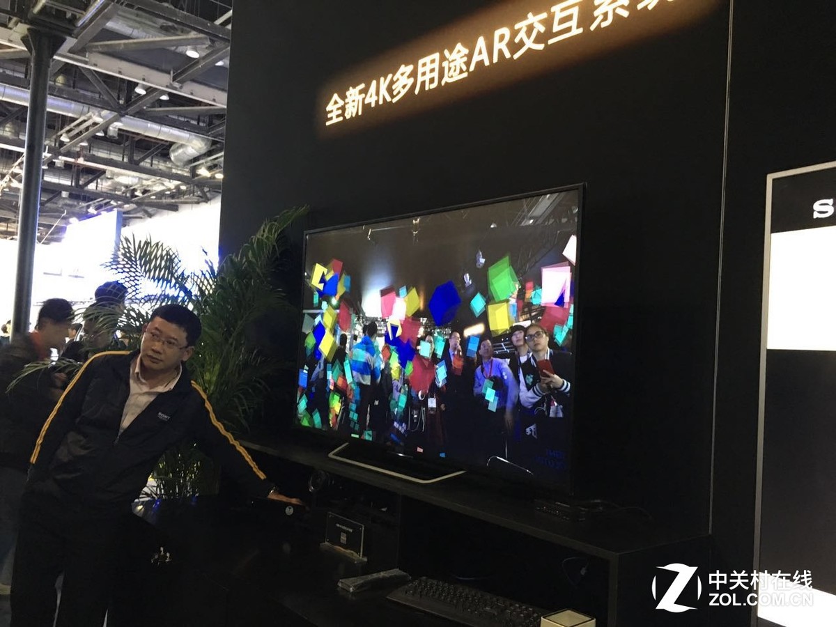 【高清图】 ifc2017:索尼激光投影让8k全息ar触手可及图7