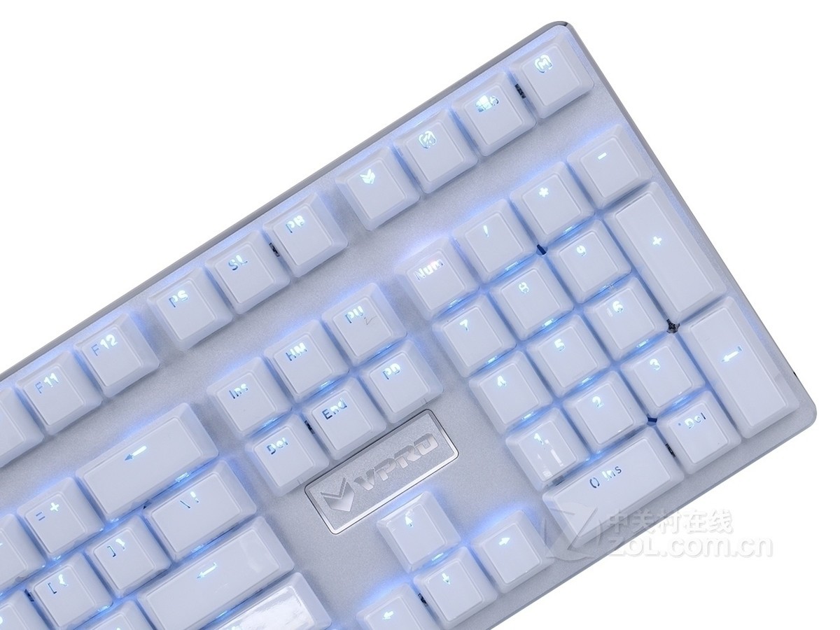 雷柏v700 rgb冰晶版幻彩背光游戏机械键盘