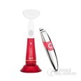 Pobling洁面仪＋眼部导入仪美容器套餐（pobling7代经典洁面仪红色＋pobling眼部导入仪 粉色 美容器）