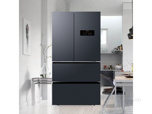 达米尼damielebcd540wfpd540l变频多门风冷无霜家用四开门冰箱蔷薇蓝