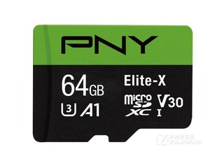 PNY Elite-X U3 A1 TF (microSD) 洢64GB