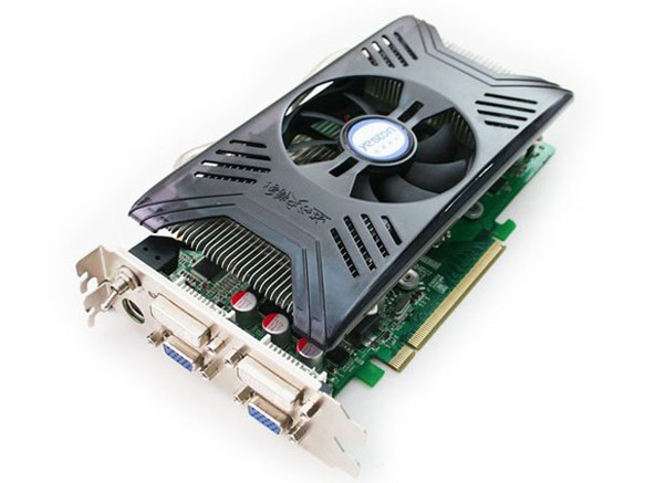 盈通9600gt-512gd3游戏高手 龙甲版