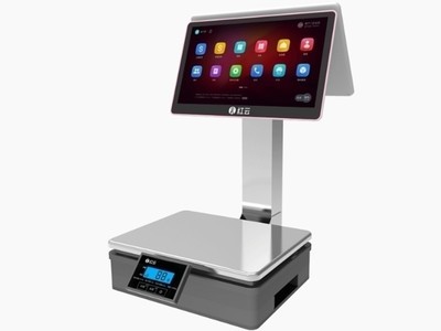 客如云红云2w智能称重收银机