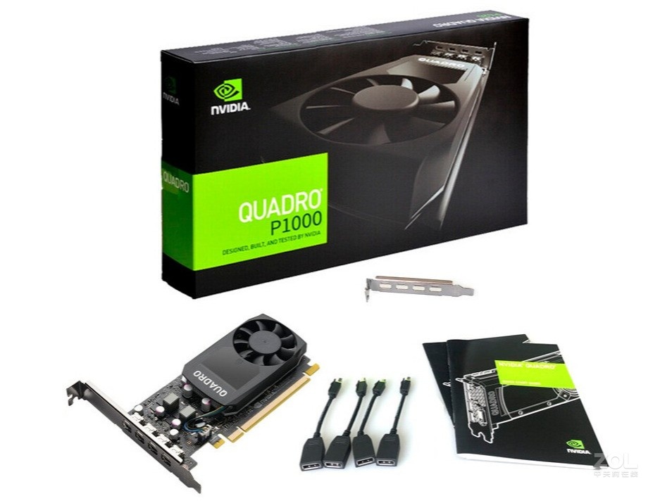 丽台 Quadro P1000 4GB GDDR5 4×迷你DisplayPort接口产品图片5