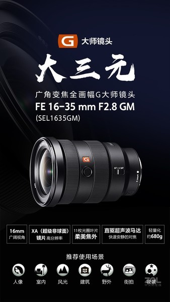 FE 16-35mm f/2.8 GMSEL1635GM