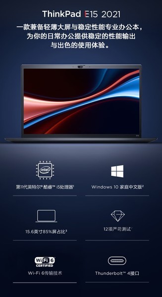 ThinkPad E15 2021(i5 1135G7/4GB/256GB/)