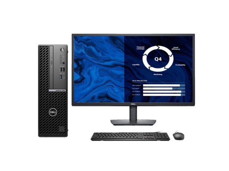 Dell OptiPlex 7000 SFF(i7 12700/8GB/256GB+1TB/RX640/21.5 дюйма)