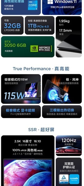 С Pro 16 ܱ 2023(i5 13500H/16GB/1TB/)