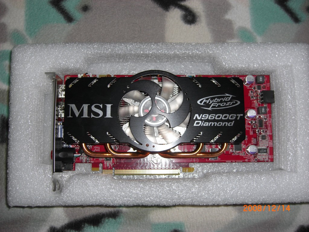 4热管散热 微星钻石版9600gt网友详测 (2/18)