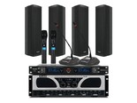 舒乐迪KA450 音柱长条会议音响1拖4+F4话筒（黑、白两色可选）