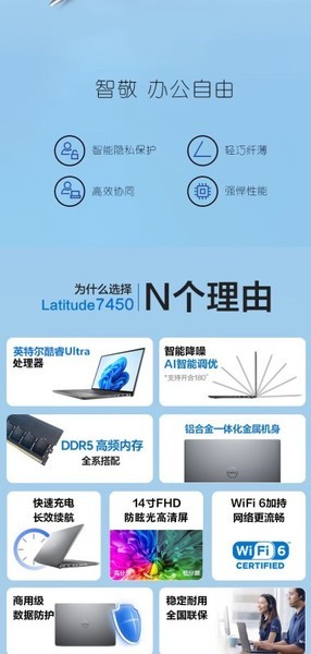 Latitude 7450(Ultra7 155U/16GB/512GB)