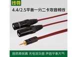 线尊SX180 2.5mm平衡一分二卡农公 (分叉版) 5米