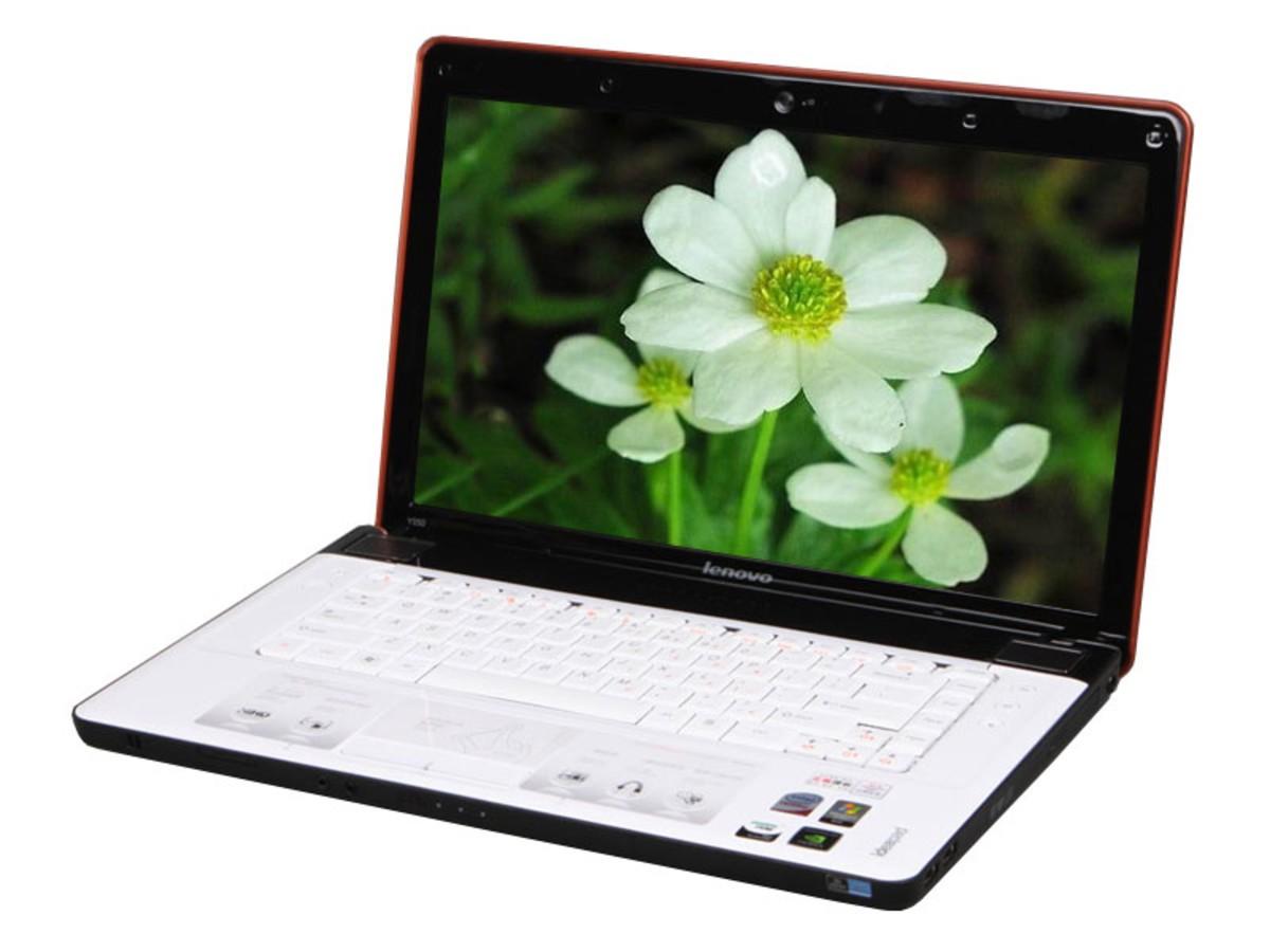 笔记本电脑 联想笔记本电脑 联想y550a-tsi(h)白 图片 整体外观图 2