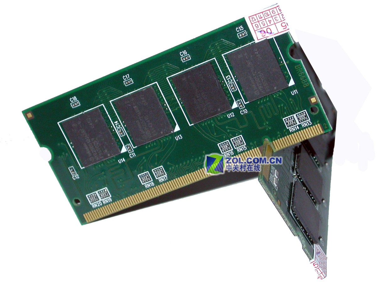 【高清图】 仅340元 英飞凌512mb笔记本内存到货图1