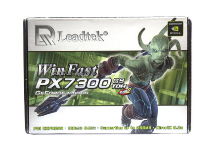 丽台Winfast PX7300GS THD显卡正面(点击放大)