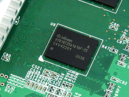 丽台Winfast PX7300GS THD显卡显存(点击放大)