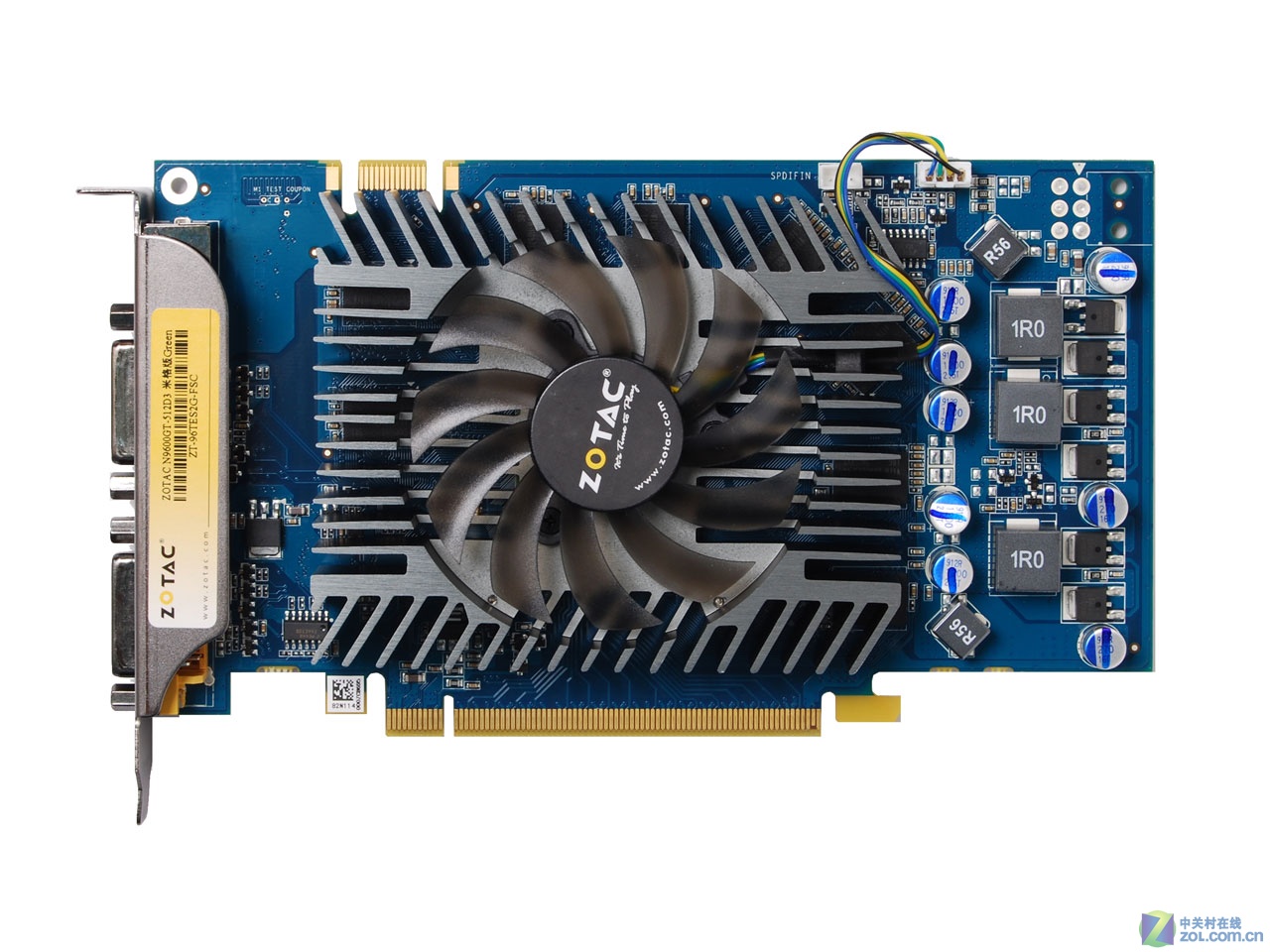 索泰n9600gt-512d3 米格版green(网吧)