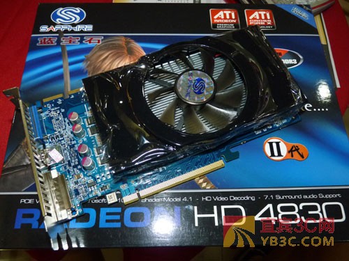 【高清图】 散热升级 蓝宝石hd4830黄金版售599元图1