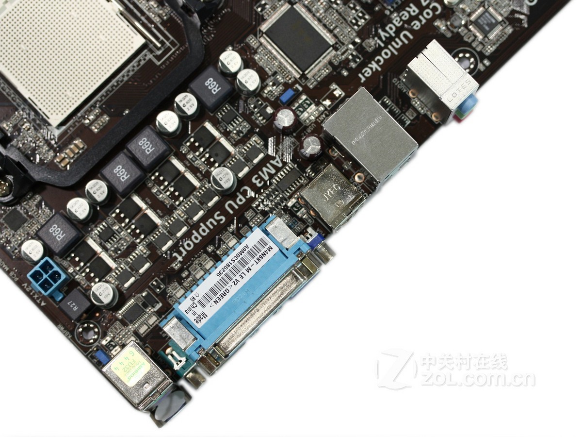 主板 华硕主板 华硕m4n68t-m le v2 图片 局部细节图3 / 20隐藏