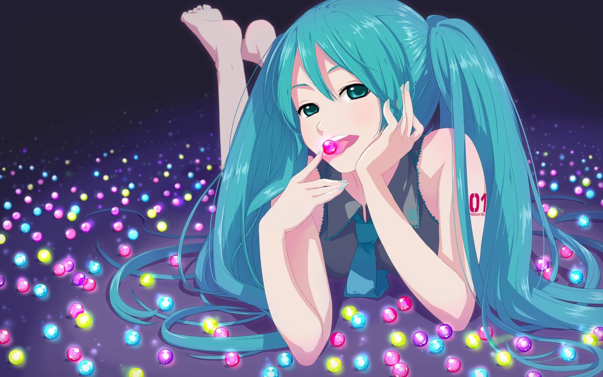 【高清图】 虚拟偶像:初音未来高清宽屏壁纸欣赏图9