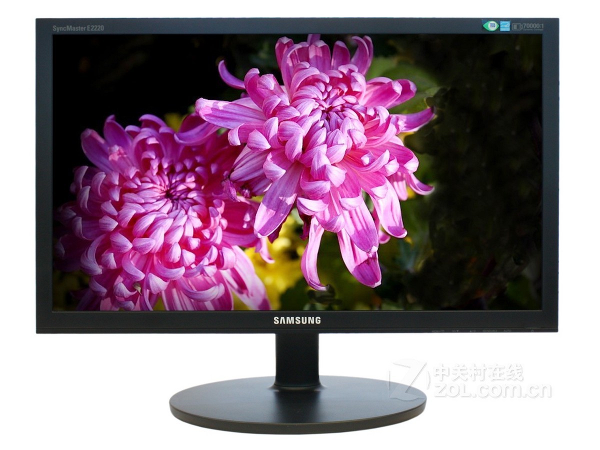 液晶显示器 三星液晶显示器 三星e2220 图片 整体外观图5 / 18隐藏