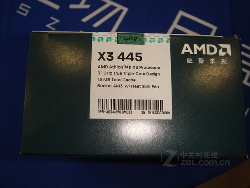 家庭影音首选 速龙ii三核445零售480元