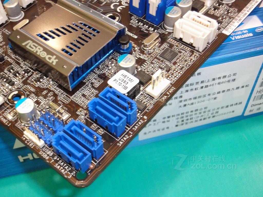 【高清图】 华擎(asrock)h61m/u3s3实拍图 图81