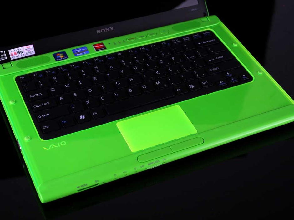 【图】潮人的最爱 索尼vaio ca荧光绿本靓图 第7页-zol笔记本