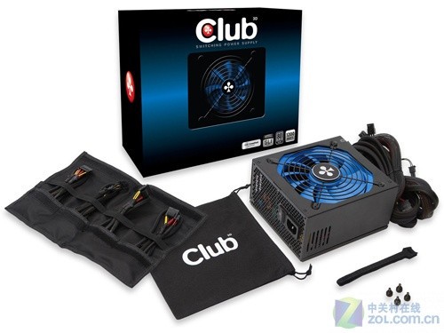 做显卡寂寞 club3d发1200w银牌电源