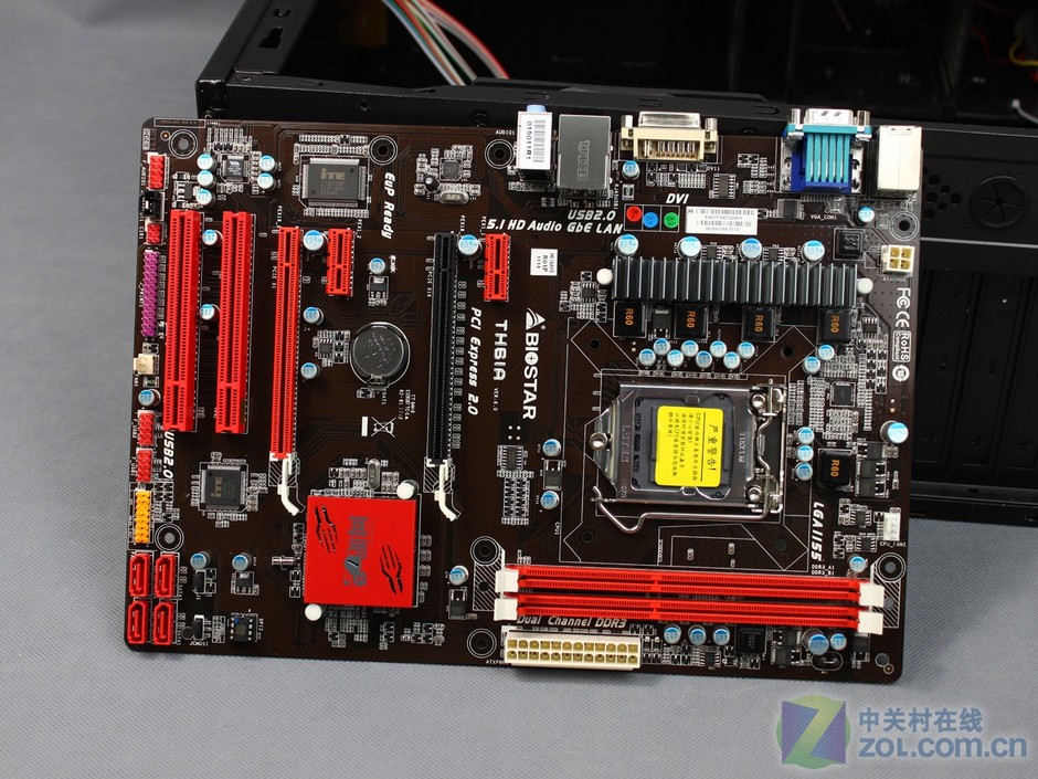 网吧专用 映泰针对性设计大板h61赏析-主板-zol中关村在线