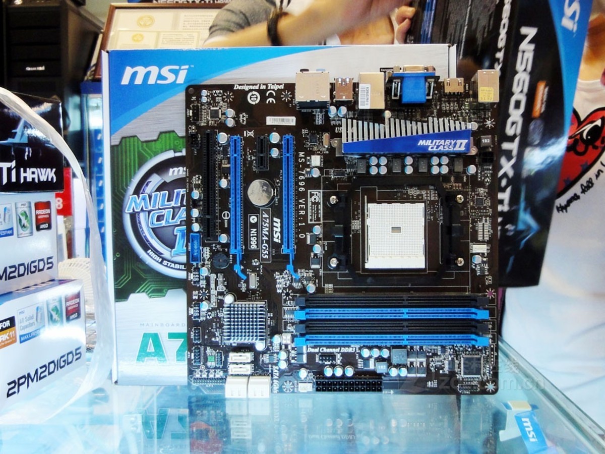 主板 msi微星主板 微星a75ma-g55 图片 实拍图 20 / 22隐藏