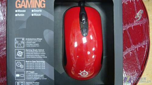 市场罕见 赛睿红色版Kinzu鼠标大降价（）