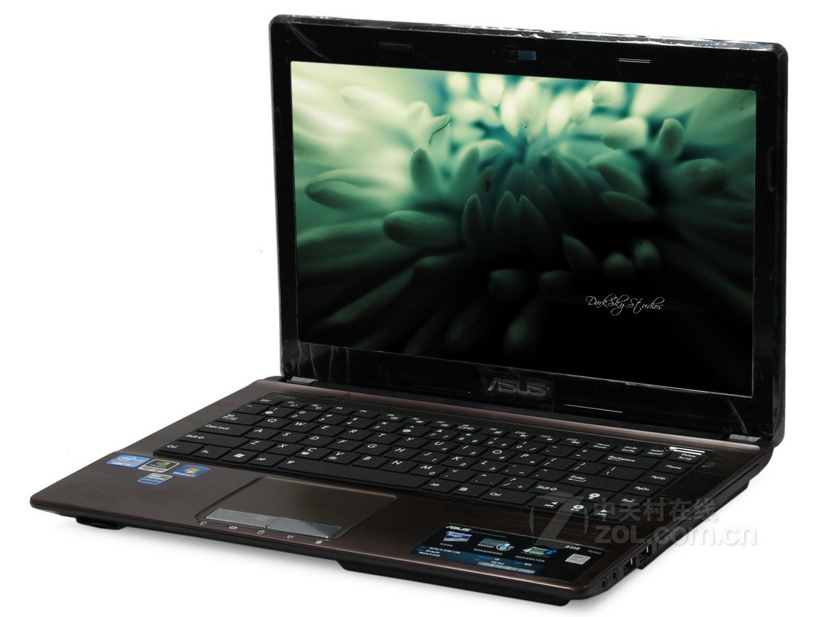 【高清图】 华硕(asus)a43ei235sd-sl(4gb/500gb)暖金色整体外观图 图