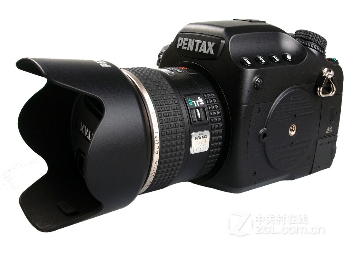【高清图】 宾得(pentax)645d套机(55mm)整体外观图 图21