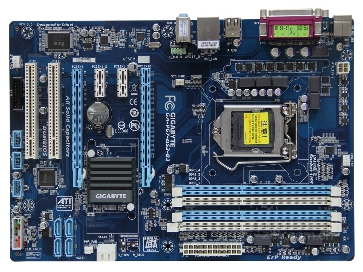 主板 技嘉主板 技嘉ga-p67-ds3-b3 图片 精品图赏 3 / 13隐藏