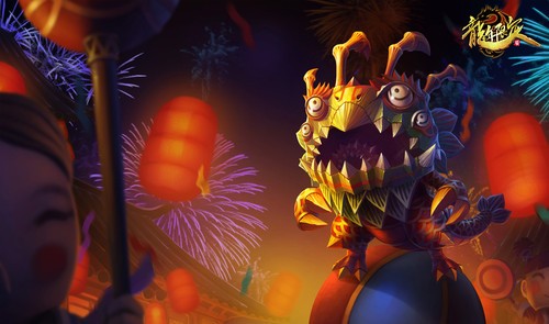 年兽版的大嘴,技能特效很不错哦