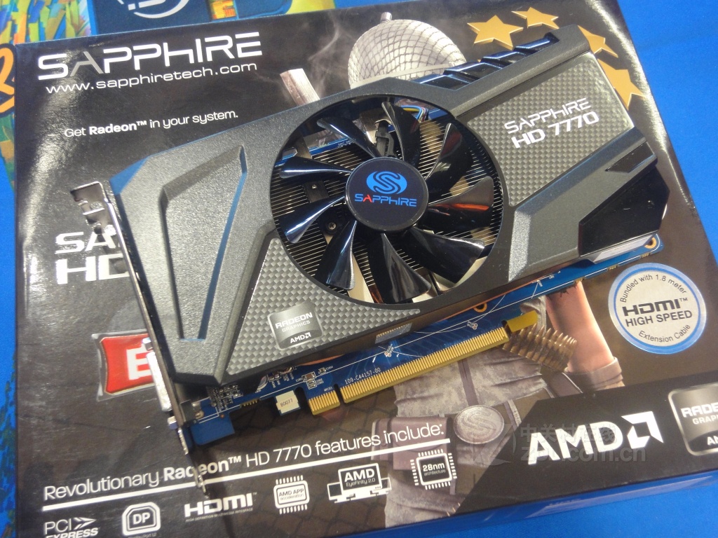 【高清图】 蓝宝石(sapphire)hd7770 1g gddr5 白金版 oc实拍图 图88