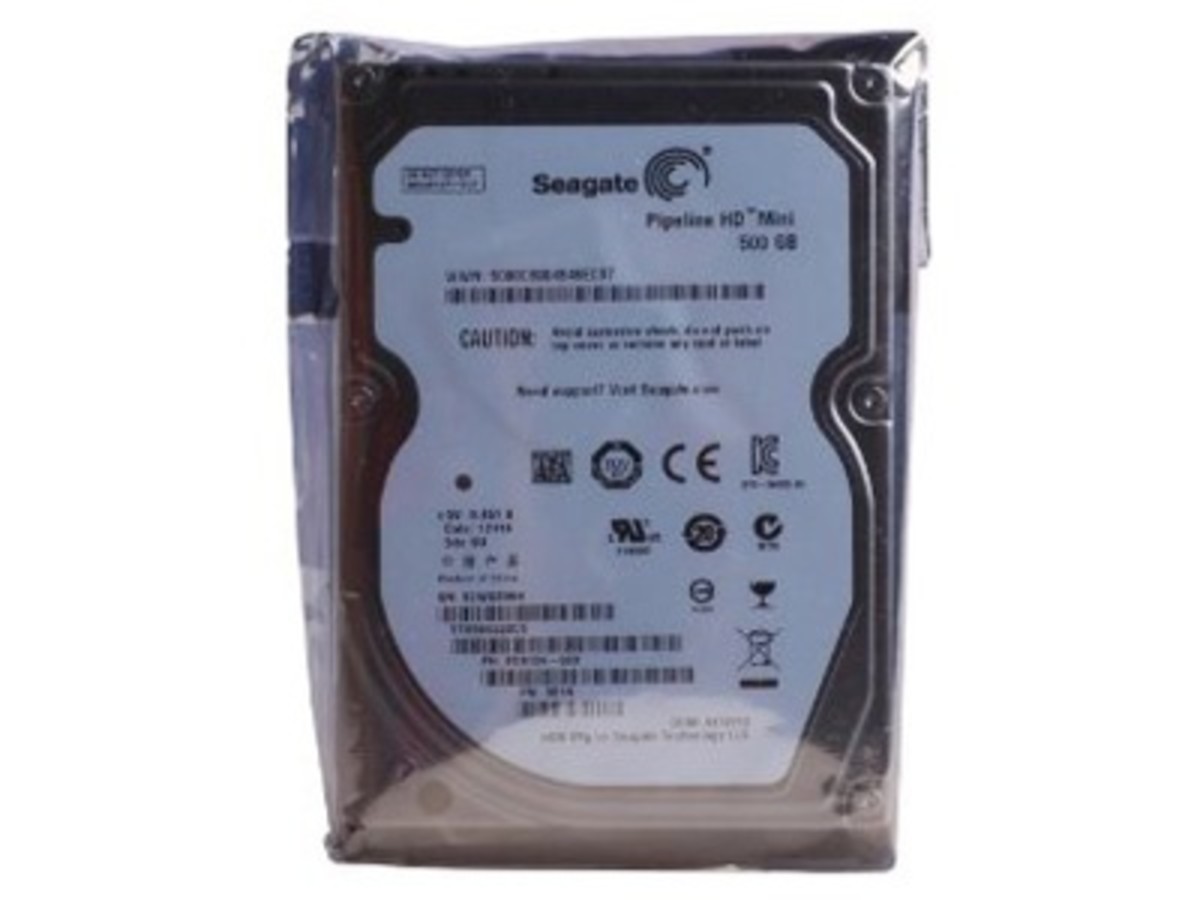 【高清图】希捷(seagate)Pipeline Mini 500G SATA（ST500VT000）高清级2.5寸硬盘整体外观图 图2 ...